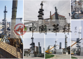 冲天炉配套 不锈钢脱硫塔 布袋除尘 进入调试阶段